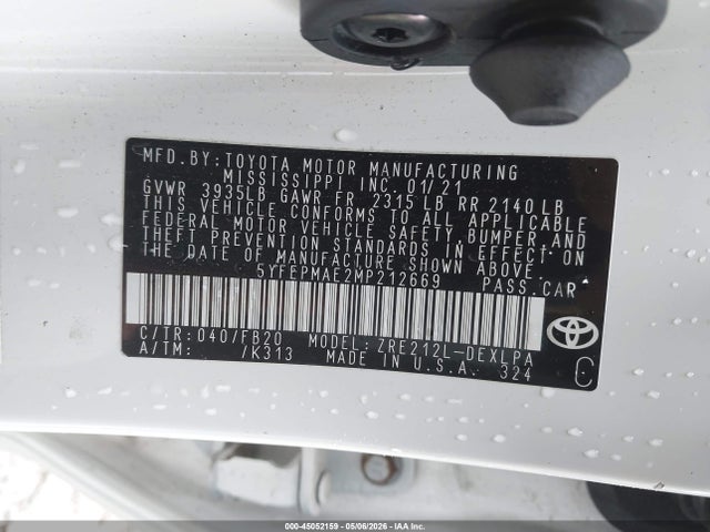 Toyota Corolla Le