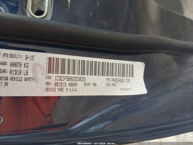 Dodge Dart Sxt