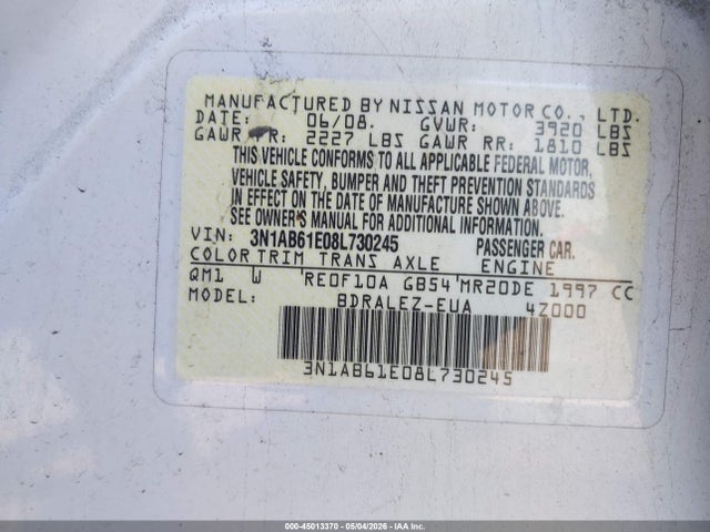 Nissan Sentra 2.0s