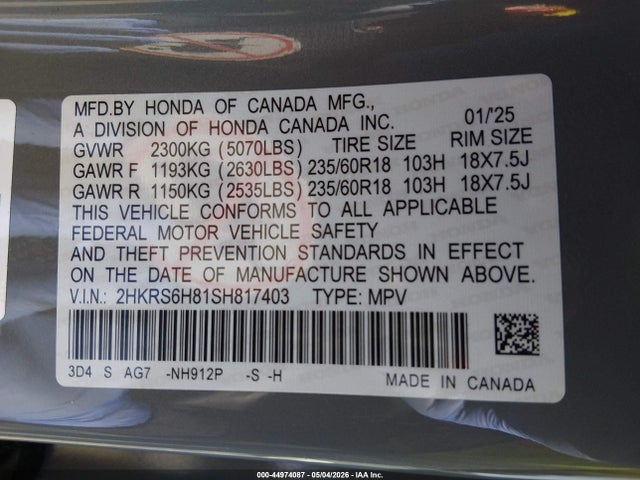 Honda CR-V Hybrid Sport-l