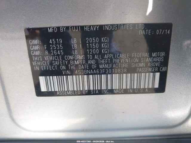 Subaru Legacy 2.5i