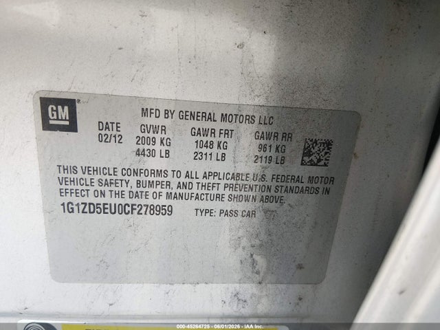 Chevrolet Malibu 2lt
