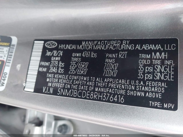 Hyundai TUCSON Sel