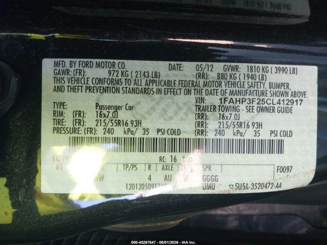 Ford Focus Se