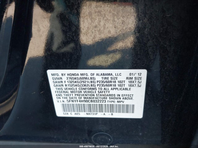 Honda Pilot Touring