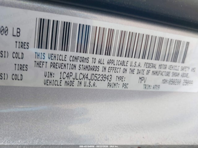 Jeep Cherokee Latitude Fwd