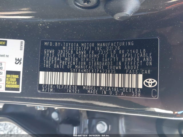 Toyota Corolla Le