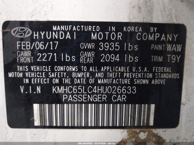 Hyundai Ioniq Blue