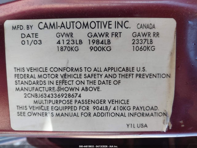 Chevrolet Tracker Hard Top Lt