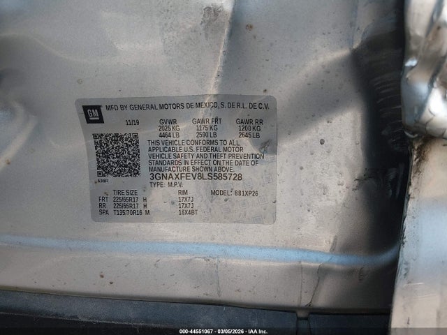 Chevrolet Equinox Fwd 1fl