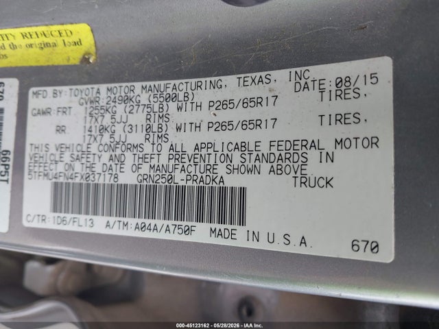 Toyota Tacoma Base V6