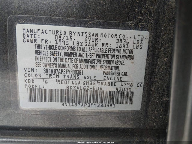 Nissan Sentra Sl
