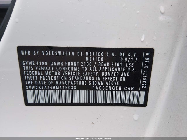 Volkswagen Jetta 1.4t S