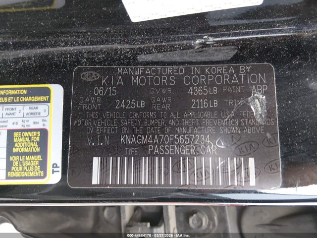 Kia Optima Lx
