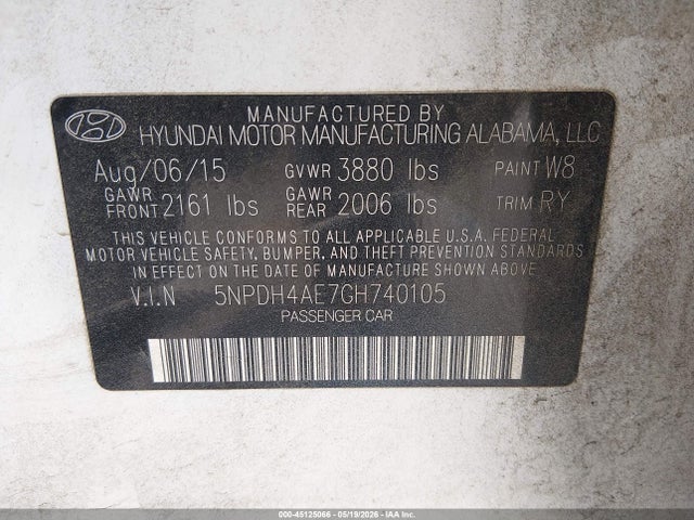 Hyundai ELANTRA Value Edition
