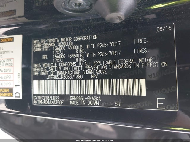 Toyota 4Runner Sr5 Premium