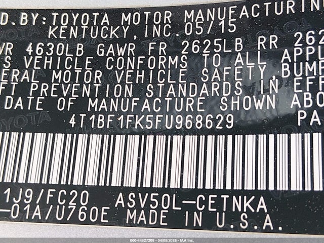 Toyota Camry Le
