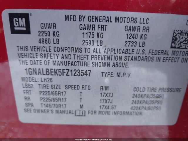 Chevrolet Equinox 1lt