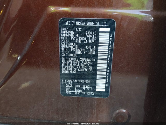Nissan Armada Platinum