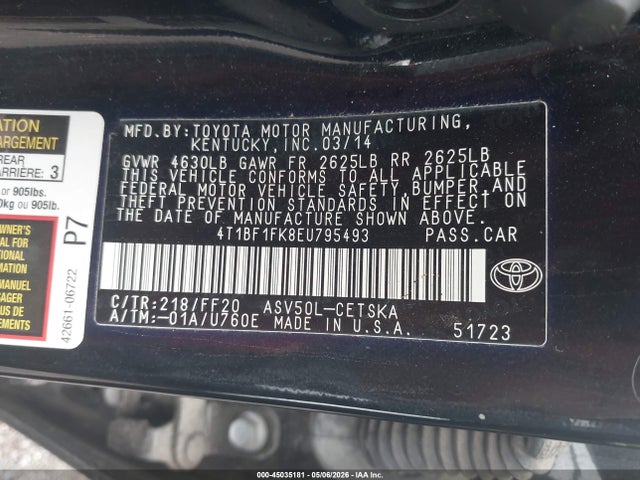 Toyota Camry Se