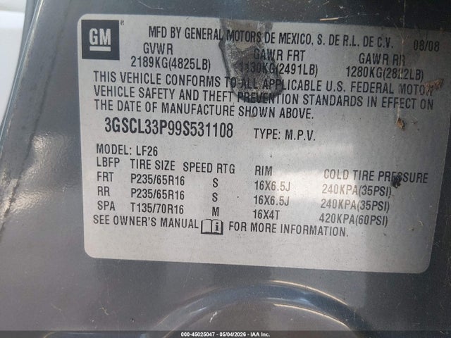 Saturn Vue 4-cyl Xe