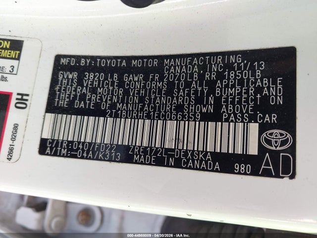 Toyota Corolla S Plus