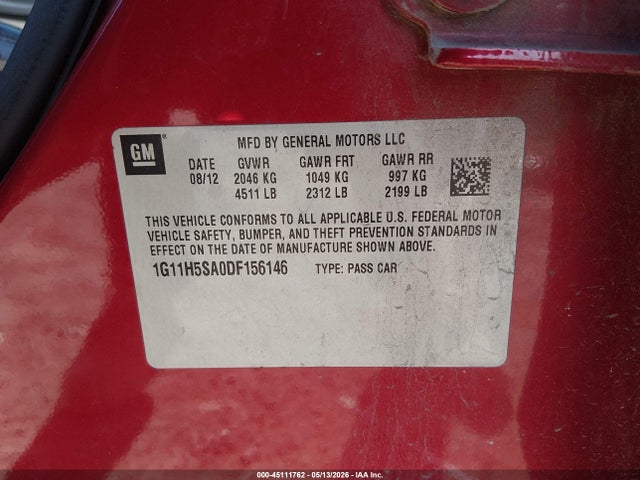 Chevrolet Malibu 1lz
