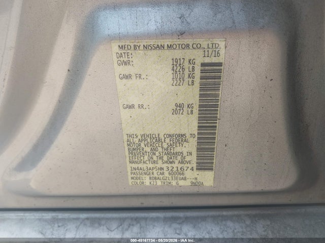Nissan Altima 2.5 S