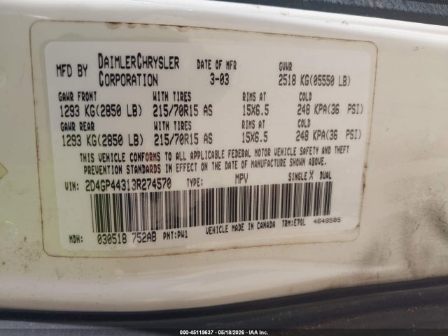 Dodge Grand Caravan Sport