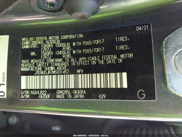 Toyota 4Runner Sr5 Premium