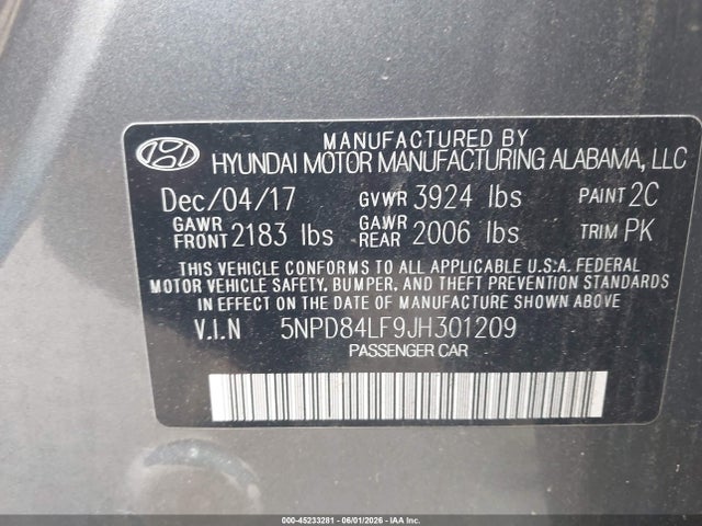 Hyundai ELANTRA Sel