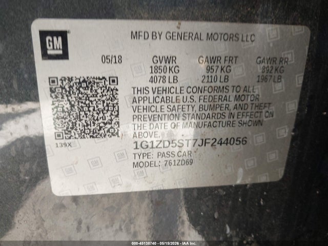 Chevrolet Malibu Lt