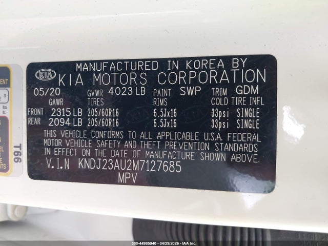 Kia Soul Lx