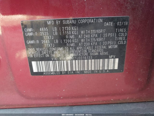 Subaru Outback 2.5i