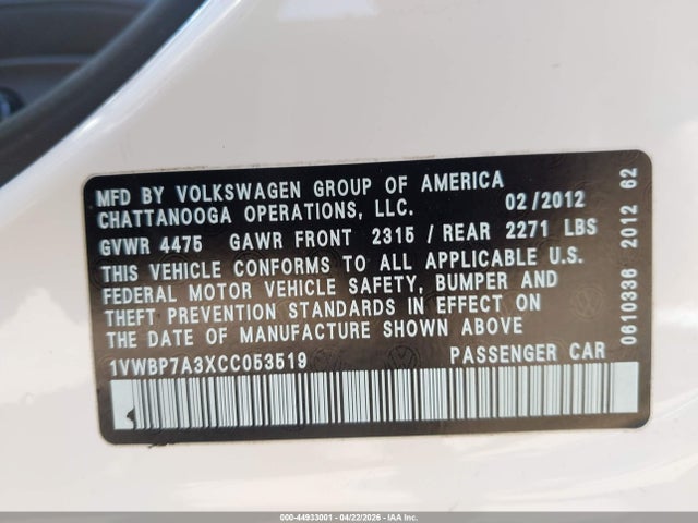 Volkswagen Passat 2.5l Se