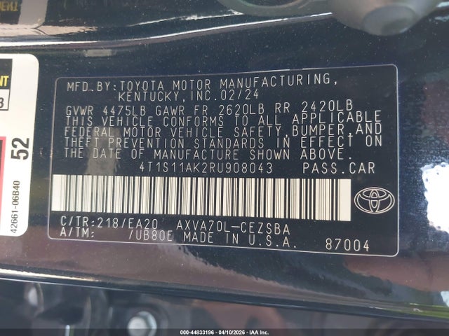 Toyota Camry Se