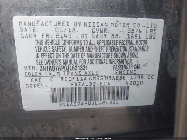 Nissan Sentra Sv