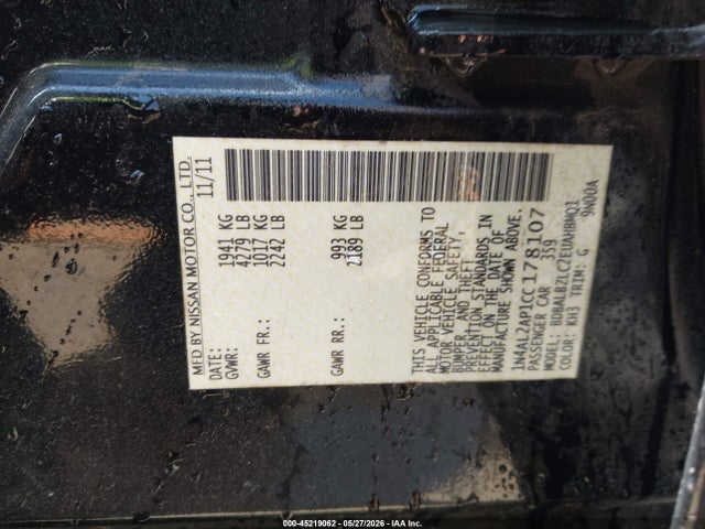 Nissan Altima 2.5 S