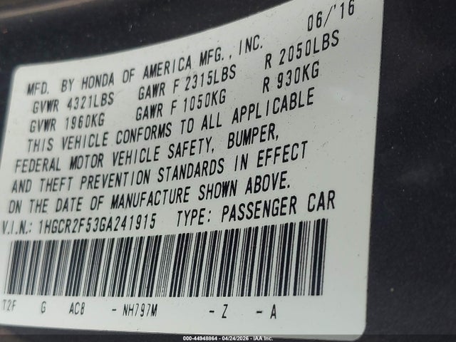 Honda Accord Sport