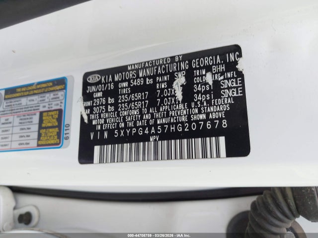 Kia Sorento 3.3l Lx
