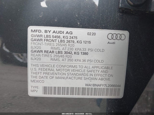 Audi Q5 Premium Plus 45 Tfsi Quattro S Tronic