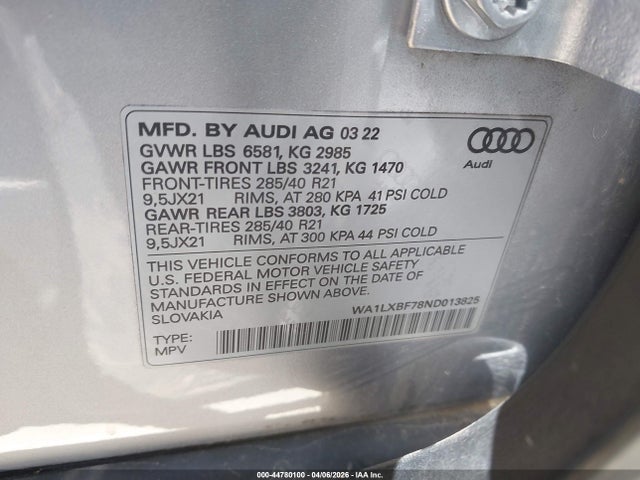 Audi Q7 Premium Plus 55 Tfsi Quattro Tiptronic