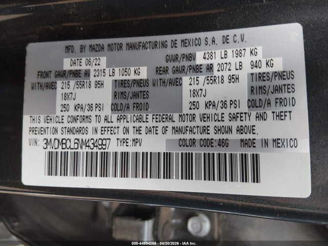 Mazda Cx Preferred