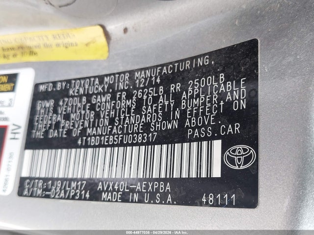 Toyota Avalon Hybrid Limited