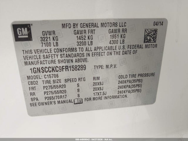 Chevrolet Tahoe Ltz
