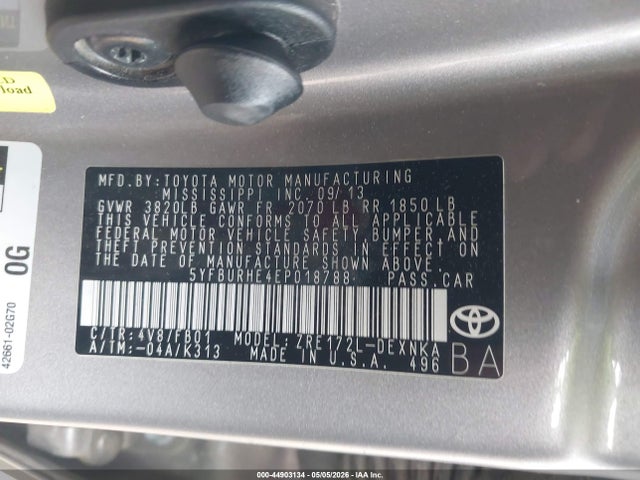 Toyota Corolla Le