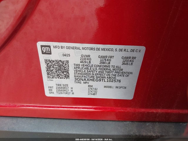 Chevrolet Equinox Fwd Lt