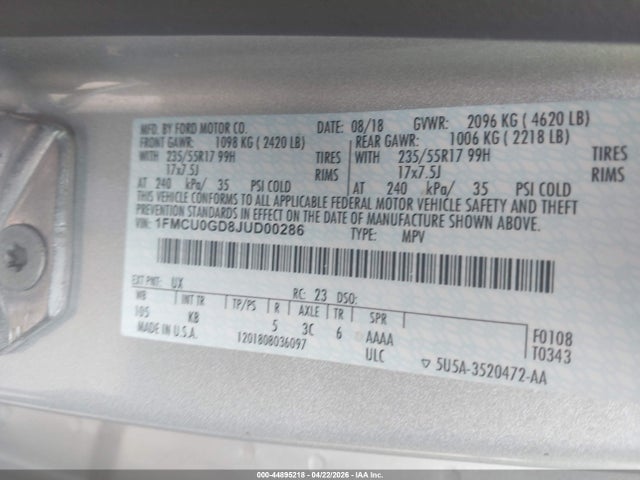 Ford Escape Se