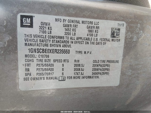 Chevrolet Tahoe Lt
