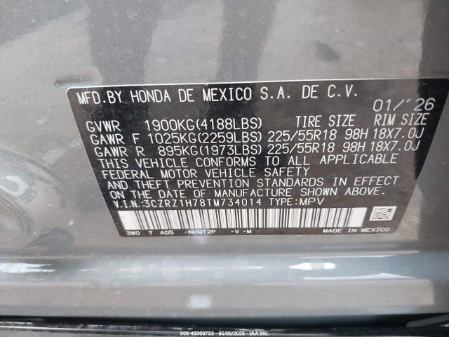 Honda HR-V 2wd Ex-l